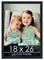 18x26 Slim Profile Black Picture Frame - UV Acrylic, Foam Board Backing, Hanging Hardware